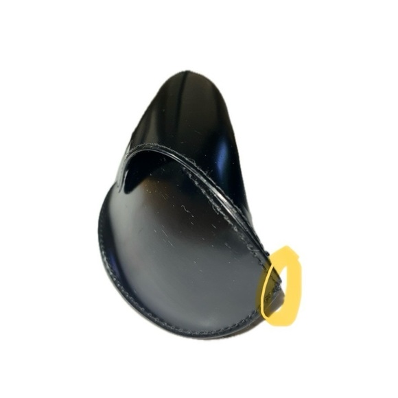 Fendi Sunglasses Case, Black, Has Velvet Fendi design inside. main image 7